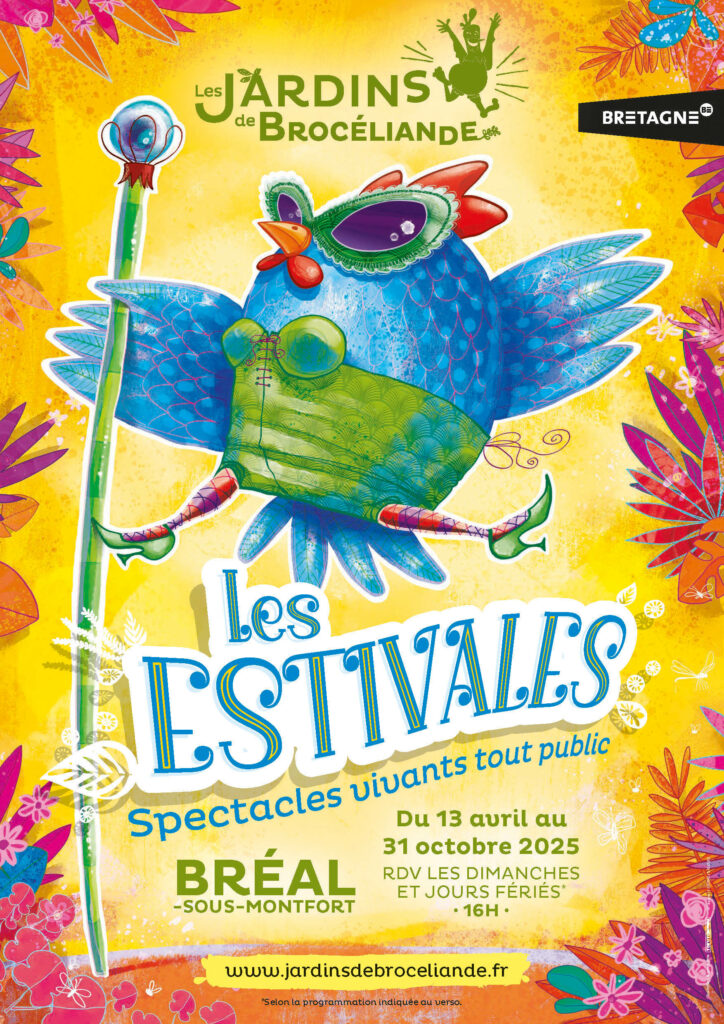 affiche Estivales 2025, Poule dance